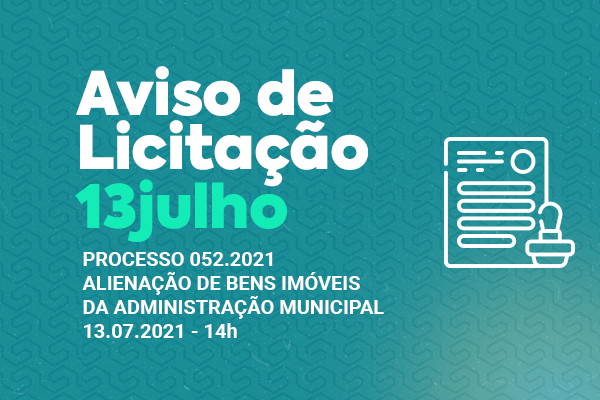Licitação Modalidade Concorrência Pública – Rio Novo