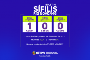 Boletim Sífilis Rio Novo - 2022