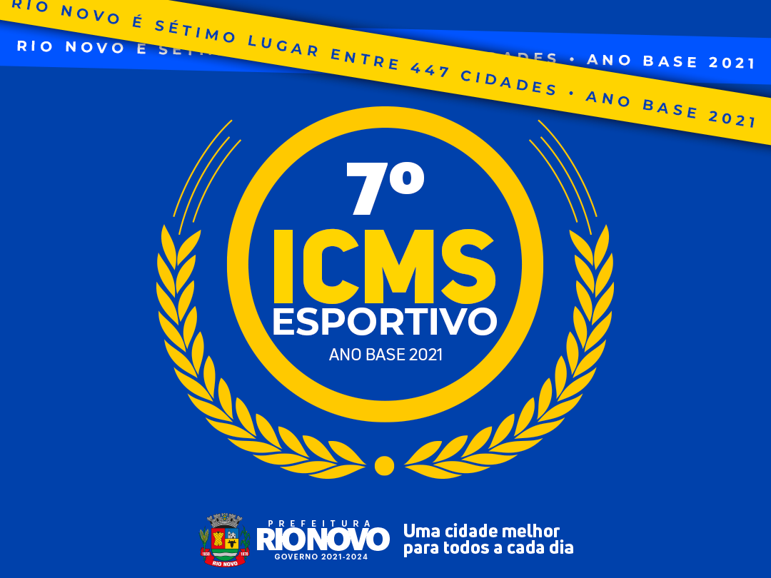 Rio Novo é o 7º colocado no ICMS esportivo em Minas Gerais