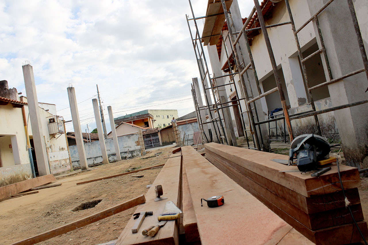 Retomadas obras de reforma da Escola Cantinho Feliz